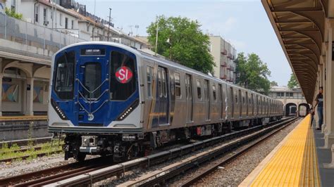 NYC Subway: New Staten Island R211S Cars Testing on the Sea Beach Line ...