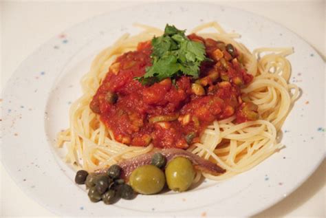 Anchovy recipes sometimes combine several strong flavours - as in this pasta recipe with ...