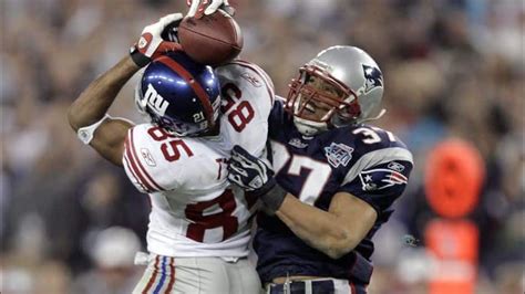 “The Helmet Catch” New York Giants Vs New England Patriots Super Bowl ...