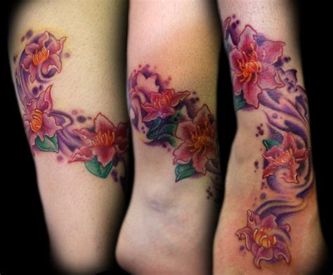 Clematis Flowers tattoo by Kelly Doty: TattooNOW