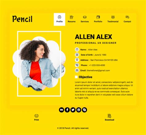 25 Best Personal Website Templates (Free & Premium) 2024 | BeginDot