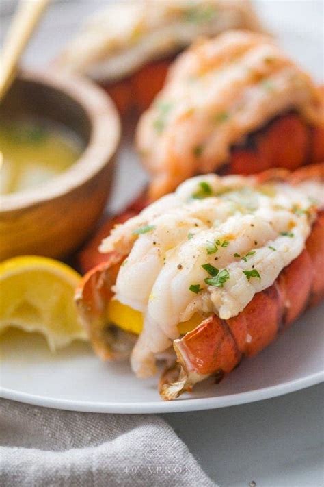 How to Broil Lobster Tails + Garlic Butter Sauce - 40 Aprons