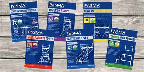 Scaffold Tower Reference Guides - PASMA