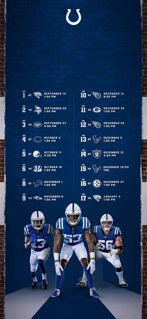 Colts Schedule | Indianapolis Colts - Colts throughout 2021 Printable ...