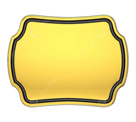 Gold Plaque White Background Copy, Empty, Plaque, Frame PNG Transparent ...