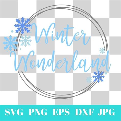 Winter Wonderland SVG Holiday Christmas Quote Winter SVG - Etsy