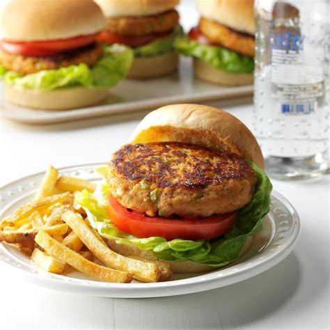 Tuna Burgers | Recipe | Tuna burger recipe, Tuna burgers, Canned tuna recipes