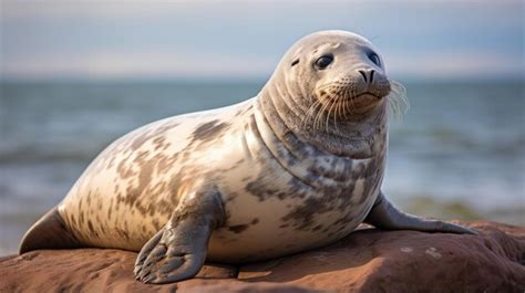 Premium AI Image | Grey seal in the wild