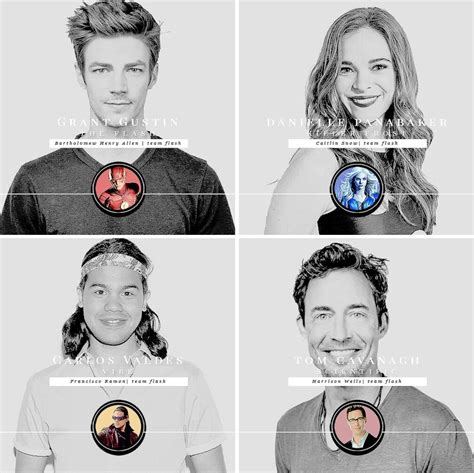 Team Flash ~ Barry Allen ~ Caitlin Snow ~ Cisco Ramon ~ Harrison Wells ...