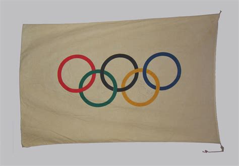 Autographed flag, 1956 Olympic Games - Australian Sports Museum
