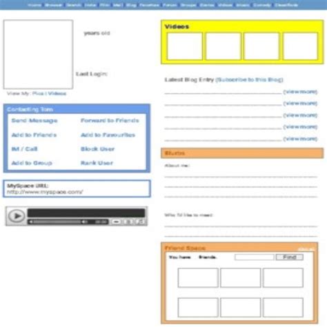 Myspace Classic Template (Editable on Google Slides) • Teacha!