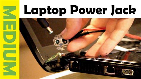 How to Fix Laptop DC Power Jack | Repair Charging Port - YouTube