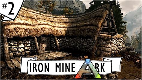 Ark: Survival Evolved :: Ep. 2 :: Skyrim House :: Iron Mine SMP Let's Play - YouTube