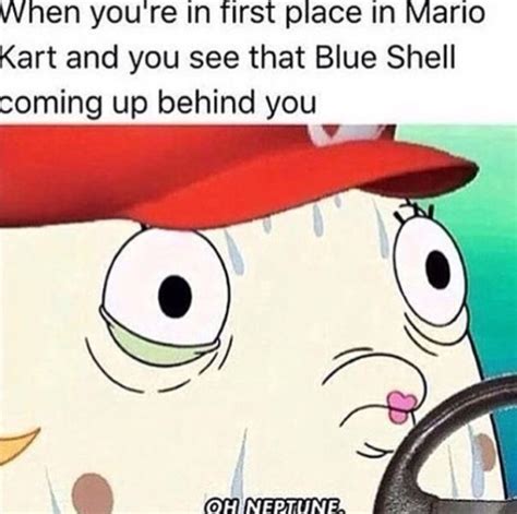 *Warning Sound Starts Playing* | Mario Kart Blue Shell | Know Your Meme