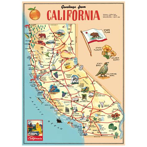 Map Of California Tourist Attractions Printable Maps Tourist - California Tourist Attractions ...