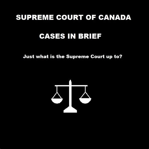 Supreme Court of Canada Cases In Brief | Listen Free on Castbox.