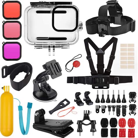 Kuptone Accessories Kit for GoPro Hero 9 Black, Accessory Bundle Set ...