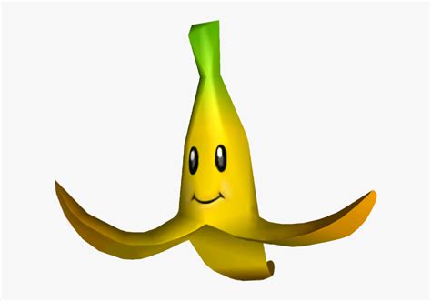 Transparent Banana Peel Png - Banana Mario Kart Ds , Free Transparent ...