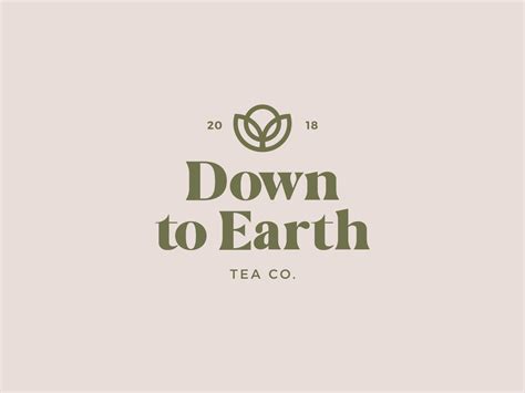 Down To Earth Logo - Light by Michelle on Dribbble