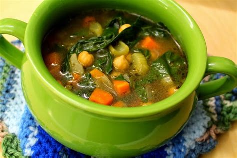 Swiss Chard and Garbanzo Bean Soup | don't miss dairy