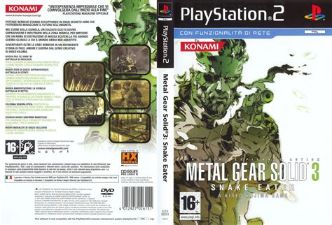 Metal Gear Solid 3 - Snake Eater PS2 cover