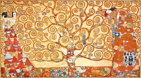 "Gustave Klimt Tree of life" Belgian Tapestry wallhanging