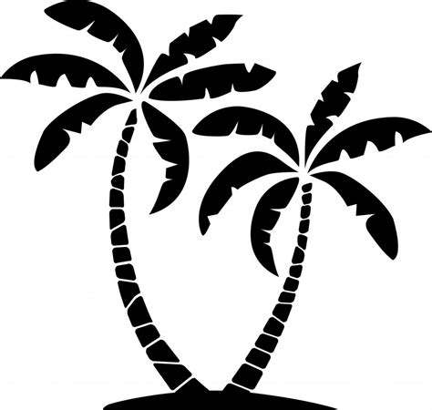 Palm Leaf Outline - ClipArt Best