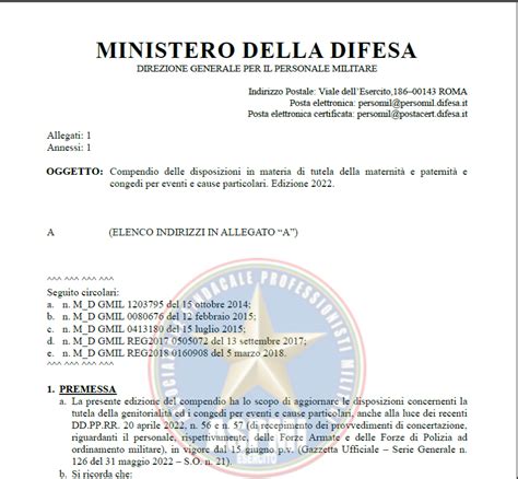 Compendio delle disposizioni in materia di tutela della maternità e paternità e congedi per ...