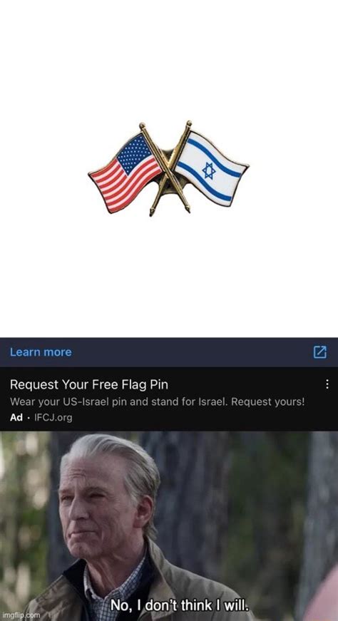 Learn more Request Your Free Flag Pin Wear your US-Israel pin and stand ...