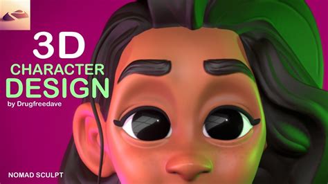 3D Character Design in Nomad Sculpt: Skillshare Tutorial - YouTube