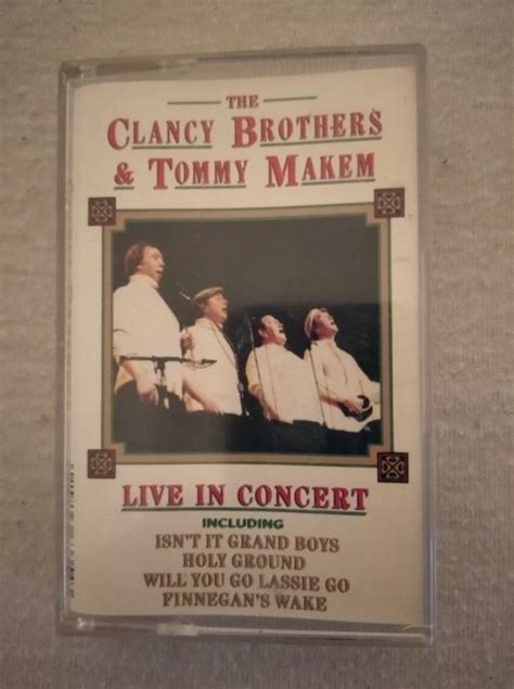 Audio kaseta THE CLANCY BROTHERS & TOMMY MAKEM LIVE IN CONCERT