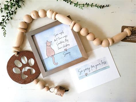 LOSS OF CAT Sympathy Gift 30 Chime Painting Gift - Etsy