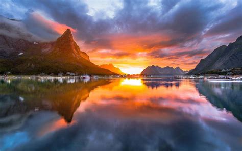 Norway Sunset Wallpapers - Top Free Norway Sunset Backgrounds - WallpaperAccess