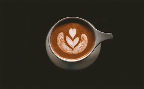 gray ceramic mug, coffee, latte, art, froth, cappuccino, drink, espresso | Piqsels