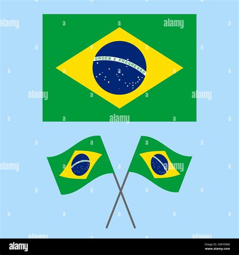 Flag of Brazil, Brazilian vector stock Stock Vector Image & Art - Alamy