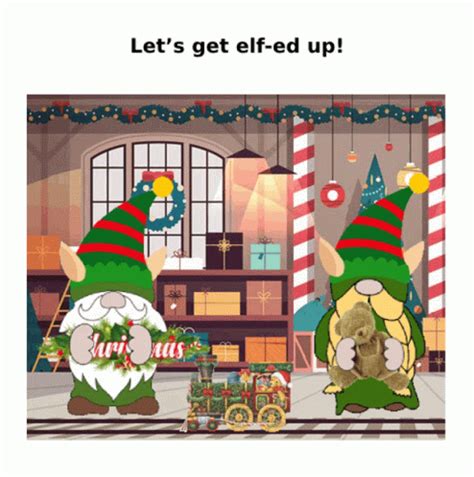 Santa Claus Elves GIF - Santa Claus Elves Animated Memes - Discover & Share GIFs