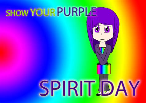 Show Your Purple - Spirit Day by bobthestickman on DeviantArt