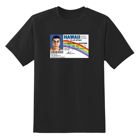 Mclovin ID Driver License Shirt from Superbad Movie Gildan T Shirt S ...