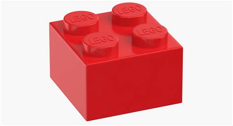 Lego Brick 2x2 Bright Red 3D-Modell $9 - .max .obj .ma .c4d .fbx - Free3D