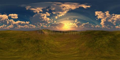 Panorama of the Landscape. HDRI Stock Image - Image of land, blue: 179641609