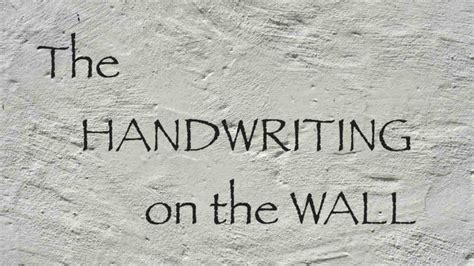 Handwriting on the wall - Via Magazine Online