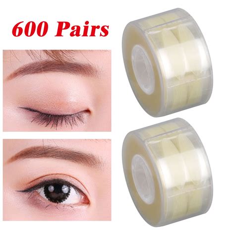 Buy 600Pairs Ultra Invisible Two-sided Sticky Double Eyelid Tape ...