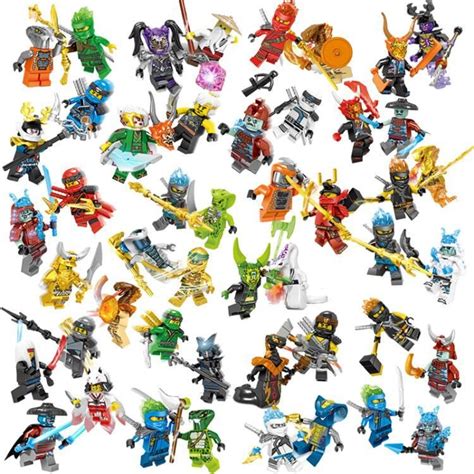 48pcs Ninjago Season 11 Secrets of the Forbidden Spinjitzu Minifigures ...