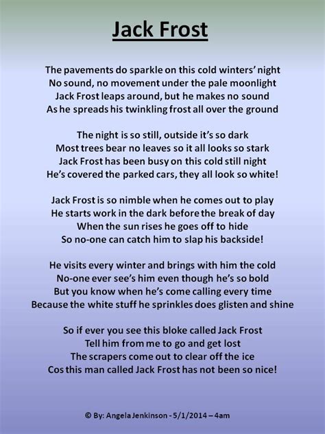 Jack Frost by AngelaJenkinson on DeviantArt