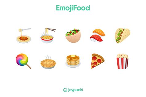 Emoji Food Icons by JoyPixels® | Emoji food, Food icons, Emoji