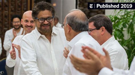 Colombia’s Former FARC Guerrilla Leader Calls for Return to War - The New York Times