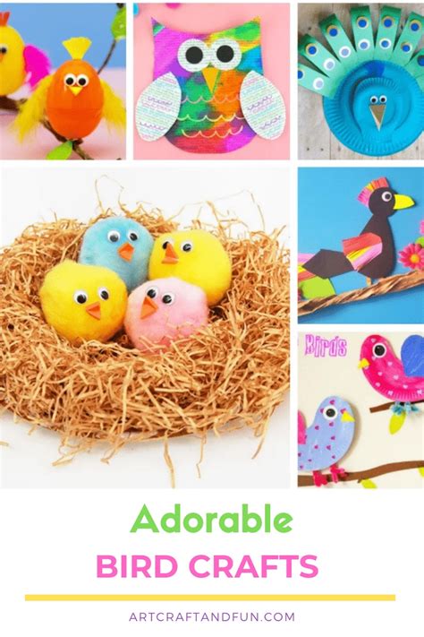 Easy Bird Crafts For Kids Of All Ages