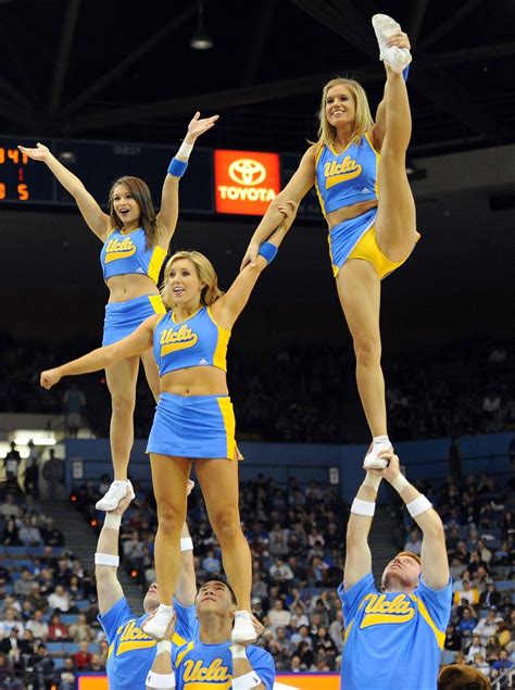 NFL and College Cheerleaders Photos: UCLA Cheerleaders Are Flexible