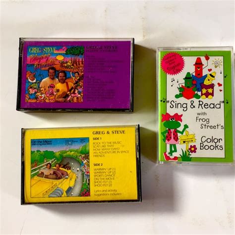 Toys | 3 Cassette Tapes Gregg And Steve Colors | Poshmark