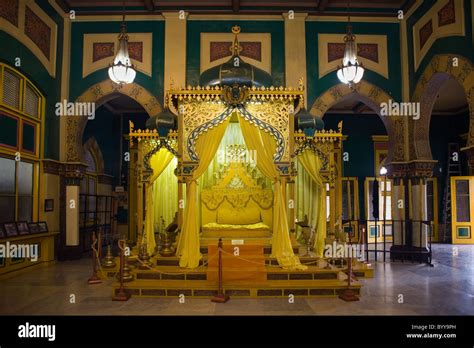 Indonesia Sumatra Medan Maimoon palace interior Stock Photo - Alamy
